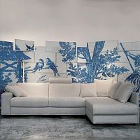 Modular sofa Zaz cornerbedcontemporary