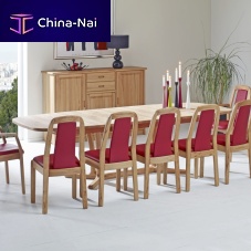 Scandinavian design dining table 9243BK/2beechbeech baserectangular