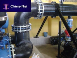 Multi-channel manifold PE-100hydraulicfor potable water