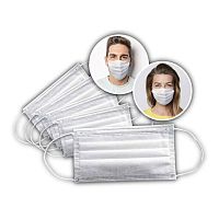 Latex-free protection mask half-maskadultbox of 50