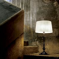 Table lamp DOUCEmetalfabrictraditional