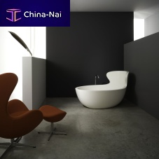 Free-standing bathtub ARNEresinwhite