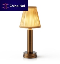 Table lamp VICTORIAbrassfabrictraditional