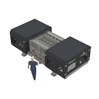 Primary shredding machine BRS 4CUTfour-shaftmetalfor electronics scrap