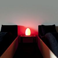 Bedside table lamp EGG glasscontemporarycorded