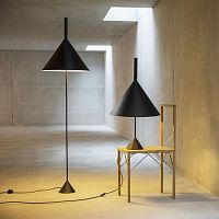 Floor-standing lamp FUNNELaluminumsteelcontemporary
