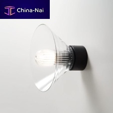 Contemporary wall light Peacockindoorborosilicate glassconical