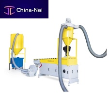 Twin-screw granulator for plastic pellet manufacturing