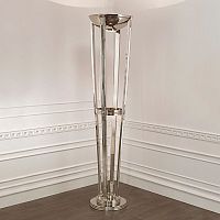 Floor-standing lamp 743nickel-plated brassArt Decocorded