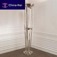 Floor-standing lamp 743nickel-plated brassArt Decocorded