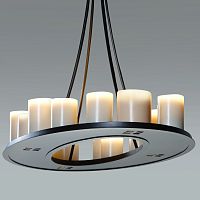 Contemporary chandelier MATH metalcommercialcandelabra