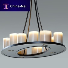 Contemporary chandelier MATH metalcommercialcandelabra
