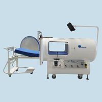 Oxygen therapy hyperbaric chamber OxyLife-90L®on castersmonoplace