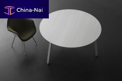 Contemporary table INYaluminumround