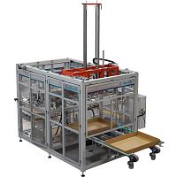 Automatic tray former PFChot-melt gluefor bottles