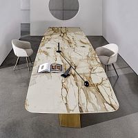 Contemporary dining table GranDeod MAXIwoodenglassceramic