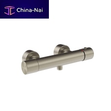Double-handle bathtub mixer tap 70033wall-mountedthermostaticmetal
