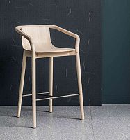 Contemporary bar chair THOMASindoorfabricleather