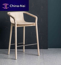 Contemporary bar chair THOMASindoorfabricleather
