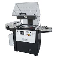 PLC-controlled packaging machine FP 390semi-automaticmanual feedheat-shrink film