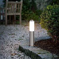 Garden bollard light HELSINKI : 81751contemporarystainless steelplastic