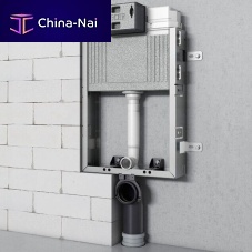 Wall-mounted toilet installation unit TECEBOXwith toilet tank