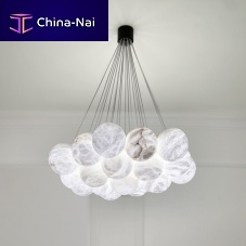 Contemporary chandelier BOLKYalabastercommercialLED