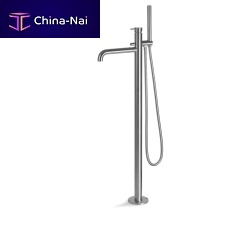 Bathtub mixer tap T20195Sfloor-mountedstainless steelbathroom