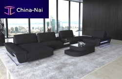 Contemporary sofa Bari Ufabricgraybrown
