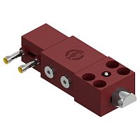 Hydraulic cylinder wedge clamp double-acting