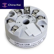Probe head-mounted temperature transmitter TxBlock-USBPt100Pt1000thermocouple