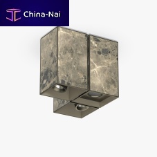 Contemporary ceiling light �multip spotsquarerectangularaluminum