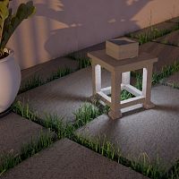 Floor lamp LANTERNconcretecontemporaryoutdoor