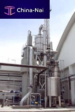 Hybrid evaporator thermalforced circulationprocess