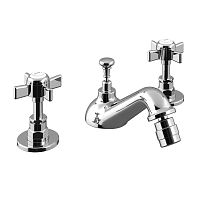 Double-handle bidet mixer tap IMPERIALcountertopchrome-plated brassbathroom