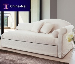 Sofa bed traditionalvelvetwhite