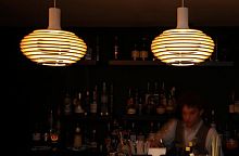 Pendant lamp DIPPERwoodencontemporarycorded