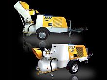 Semi-trailer floor-screed conveyor CONVEY HD50truck-mounted