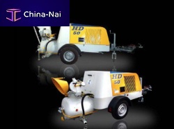 Semi-trailer floor-screed conveyor CONVEY HD50truck-mounted