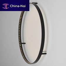 Contemporary wall light CURVE 60indoorsteelround
