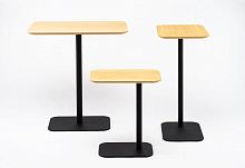 Contemporary side table MG oakMDFsteel