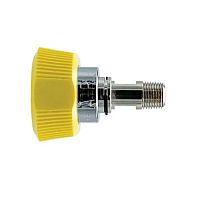 Medical gas check valve suctionvacuumyellow