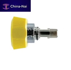 Medical gas check valve suctionvacuumyellow