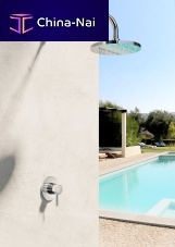 Shower mixer tap WATERLINE: SA21.06 + MR1built-instainless steeloutdoor