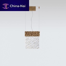 Pendant lamp COASTLINE Mbronzeglasscontemporary