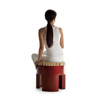 Original design stool CHIQUITArattansteel base3-legged