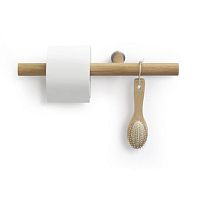 Wall-mounted toilet roll holder 40097wooden