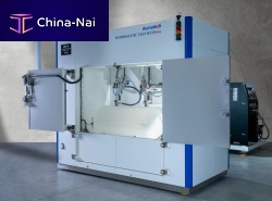Hydrostatic testing machine HT-30PLC-controlledfor pressurized vesselscompact