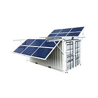 Solar-powered cold room for the food industry