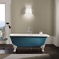 Bathtub with legs HUDSONcast ironcopperglass